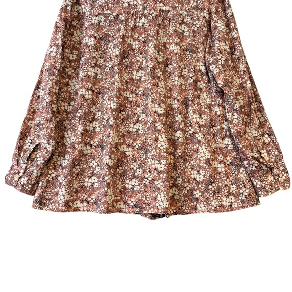 Anthropologie‎ | Pilcro | The Sasha Smocked Boyfriend Button Down Shirt Size M - Picture 8 of 12